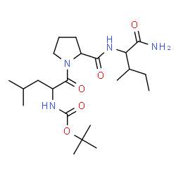 ChemSpider 2D Image | N-{[(2-Methyl-2-propanyl)oxy]carbonyl}leucylprolylisoleucinamide | C22H40N4O5