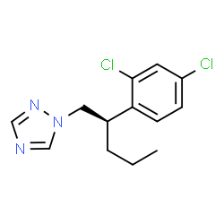 ChemSpider 2D Image | (R)-penconazole | C13H15Cl2N3