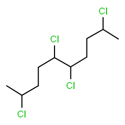 ChemSpider 2D Image | 2,5,6,9-Tetrachlorodecane | C10H18Cl4