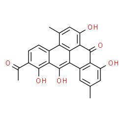 ChemSpider 2D Image | clostrubin | C25H18O6
