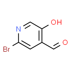 ChemSpider 2D Image | 2-Bromo-5-hydroxyisonicotinaldehyde | C6H4BrNO2