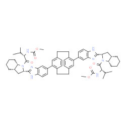 ChemSpider 2D Image | odalasvir | C60H72N8O6