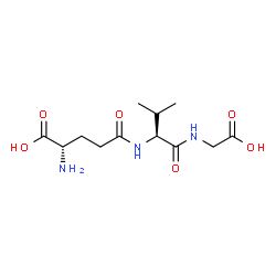 ChemSpider 2D Image | L-gamma-Glutamyl-L-valylglycine | C12H21N3O6
