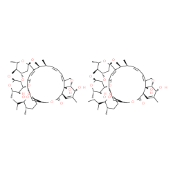ChemSpider 2D Image | (1'R,2R,4'S,5S,6R,8'R,10'Z,12'S,13'S,14'Z,16'Z,20'R,21'R,24'S)-21',24'-Dihydroxy-6-isopropyl-5,11',13',22'-tetramethyl-2'-oxo-3,4,5,6-tetrahydrospiro[pyran-2,6'-[3,7,19]trioxatetracyclo[15.6.1.1~4,8~.
0~20,24~]pentacosa[10,14,16,22]tetraen]-12'-yl 2,6-dideoxy-4-O-(2,6-dideoxy-3-O-methyl-alpha-L-arabino-hexopyranosyl)-3-O-methyl-alpha-L-arabino-hexopyranoside - (1'R,2R,4'S,5S,6R,8'R,10'Z,12'S,13'S,1
4'Z,16'Z,20'R,21'R,24'S)-6-sec-butyl-21',24'-dihydroxy-5,11',13',22'-tetramethyl-2'-oxo-3,4,5,6-tetrahydrospiro[pyran-2,6'-[3,7,19]trioxatetracyclo[15.6.1.1~4,8~.0~20,24~]pentacosa[10,14,16,22]tetraen
]-12'-yl 2,6-dideoxy-4-O-(2,6-dideoxy-3-O-methyl-alpha-L-arabino-hexopyranosyl)-3-O-methyl-alpha-L-arabino-hexopyranoside (1:1) | C95H146O28