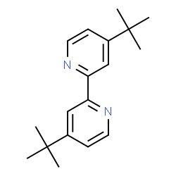 ChemSpider 2D Image | 4,4′-di-tert-butyl-2,2′bipyridyl | C18H24N2
