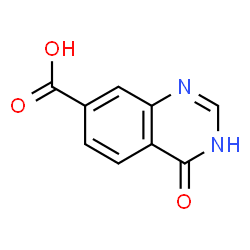 ChemSpider 2D Image | 4-Hydroxyquinazoline-7-carboxylic acid | C9H6N2O3