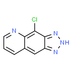 ChemSpider 2D Image | 4-Chloro-2H-[1,2,3]triazolo[4,5-g]quinoline | C9H5ClN4