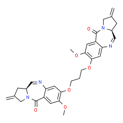 ChemSpider 2D Image | SJG 136 | C31H32N4O6