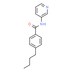 ChemSpider 2D Image | 4-Butyl-N-(3-pyridinyl)benzamide | C16H18N2O