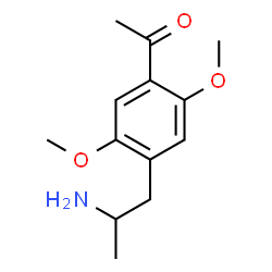 ChemSpider 2D Image | 1-[4-(2-Aminopropyl)-2,5-dimethoxyphenyl]ethanone | C13H19NO3