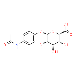 ChemSpider 2D Image | 4-Acetamidophenyl beta-D-talopyranosiduronic acid | C14H17NO8