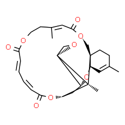 ChemSpider 2D Image | (1'R,2S,3'R,8'R,12'E,18'E,20'Z,24'R,25'S)-5',13',25'-Trimethyl-11'H,17'H,22'H-spiro[oxirane-2,26'-[2,10,16,23]tetraoxatetracyclo[22.2.1.0~3,8~.0~8,25~]heptacosa[4,12,18,20]tetraene]-11',17',22'-trione | C27H32O8