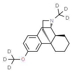 ChemSpider 2D Image | Deudextromethorphan | C18H19D6NO