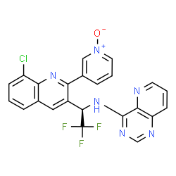 ChemSpider 2D Image | Seletalisib | C23H14ClF3N6O