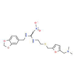 ChemSpider 2D Image | niperotidine | C20H26N4O5S