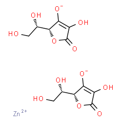 ChemSpider 2D Image | ZINC ASCORBATE | C17H20O17Zn