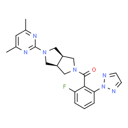 ChemSpider 2D Image | seltorexant | C21H22FN7O