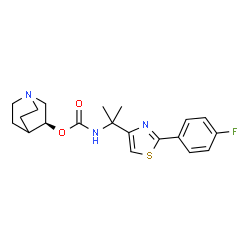 ChemSpider 2D Image | venglustat | C20H24FN3O2S