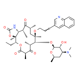 ChemSpider 2D Image | Cethromycin | C42H59N3O10