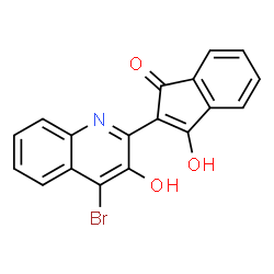 ChemSpider 2D Image | 4'-BROMOQUINOPHTHALONE | C18H10BrNO3