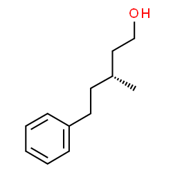 ChemSpider 2D Image | (3R)-3-Methyl-5-phenyl-1-pentanol | C12H18O