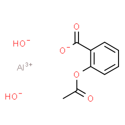 ChemSpider 2D Image | DIHYDROXYALUMINUM ASPIRIN | C9H9AlO6