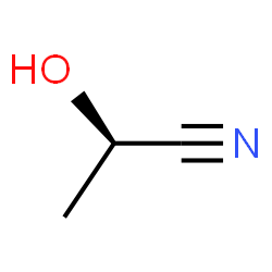 ChemSpider 2D Image | (2R)-2-Hydroxypropanenitrile | C3H5NO