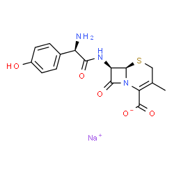 ChemSpider 2D Image | CEFADROXIL SODIUM | C16H16N3NaO5S