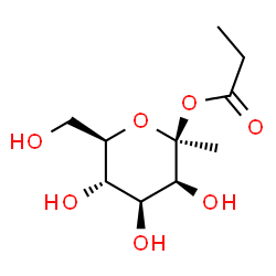 ChemSpider 2D Image | Methyl b-D-Mannopyranoside | C10H18O7