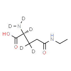 ChemSpider 2D Image | L-Theanine-d5(N-ethyl-d5) | C7H9D5N2O3
