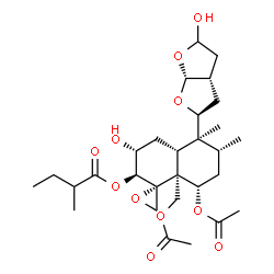 ChemSpider 2D Image | 14-hydro-15-hydroxyajugapitin | C29H44O11