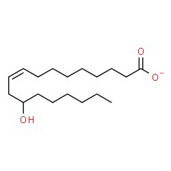 ChemSpider 2D Image | (9Z)-12-Hydroxy-9-octadecenoate | C18H33O3