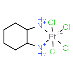 ChemSpider 2D Image | Tetrachloro(1,2-cyclohexanediamine-kappa~2~N,N')platinum | C6H14Cl4N2Pt