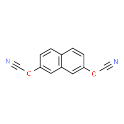 ChemSpider 2D Image | 2,7-Naphthalenediyl dicyanate | C12H6N2O2