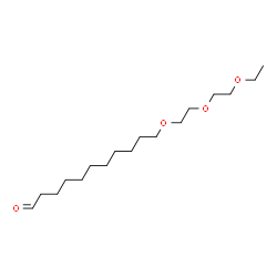 ChemSpider 2D Image | 11-[2-(2-Ethoxyethoxy)ethoxy]undecanal | C17H34O4
