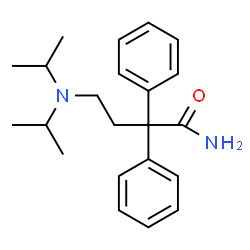ChemSpider 2D Image | 4-(Diisopropylamino)-2,2-diphenylbutanamide | C22H30N2O