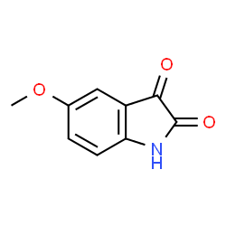 ChemSpider 2D Image | 5-Methoxyisatin | C9H7NO3