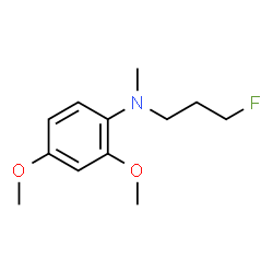 ChemSpider 2D Image | N-(3-Fluoropropyl)-2,4-dimethoxy-N-methylaniline | C12H18FNO2