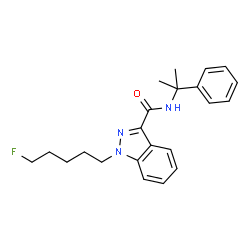 ChemSpider 2D Image | 5F-CUMYL-PINACA | C22H26FN3O