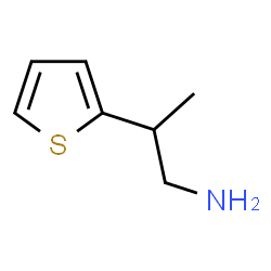 ChemSpider 2D Image | 2-(2-Thienyl)-1-propanamine | C7H11NS