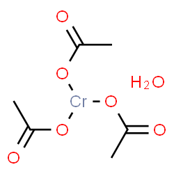 ChemSpider 2D Image | Chromium triacetate monohydrate | C6H11CrO7