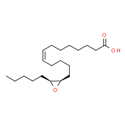 ChemSpider 2D Image | (8Z)-13-[(2R,3S)-3-Pentyl-2-oxiranyl]-8-tridecenoic acid | C20H36O3