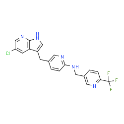 ChemSpider 2D Image | pexidartinib | C20H15ClF3N5