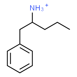 ChemSpider 2D Image | 1-Phenyl-2-pentanaminium | C11H18N