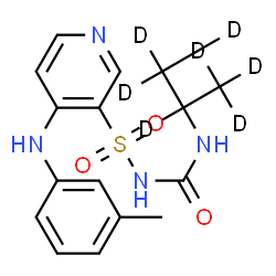 ChemSpider 2D Image | Torasemide-d7 | C16H13D7N4O3S