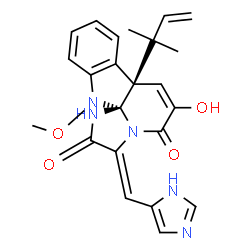 ChemSpider 2D Image | (Z)-Meleagrin | C23H23N5O4
