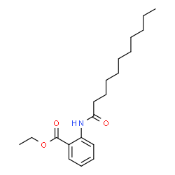 ChemSpider 2D Image | Ethyl 2-(undecanoylamino)benzoate | C20H31NO3