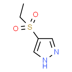 ChemSpider 2D Image | 4-(Ethylsulfonyl)-1H-pyrazole | C5H8N2O2S
