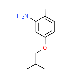 ChemSpider 2D Image | 2-Iodo-5-isobutoxyaniline | C10H14INO