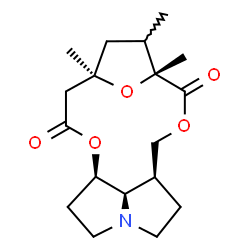 ChemSpider 2D Image | (1R,5R,8R,12S,18R)-5,7,8-Trimethyl-2,10,19-trioxa-15-azatetracyclo[10.5.1.1~5,8~.0~15,18~]nonadecane-3,9-dione | C18H27NO5